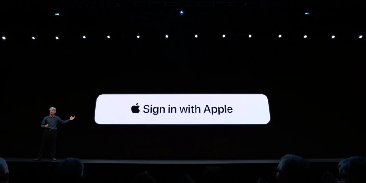 Introduction of Sign in with Apple at WWDC conference