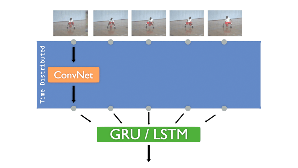 Training neural network with image sequence, an example with video as input