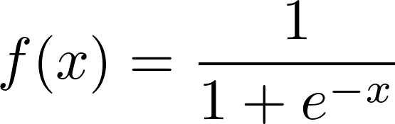 formule mathématique de la fonction sigmoïde